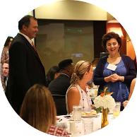 parents at orientation breakfast