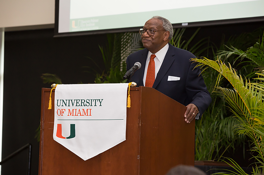 Professor Spivey at the Faculty Senate