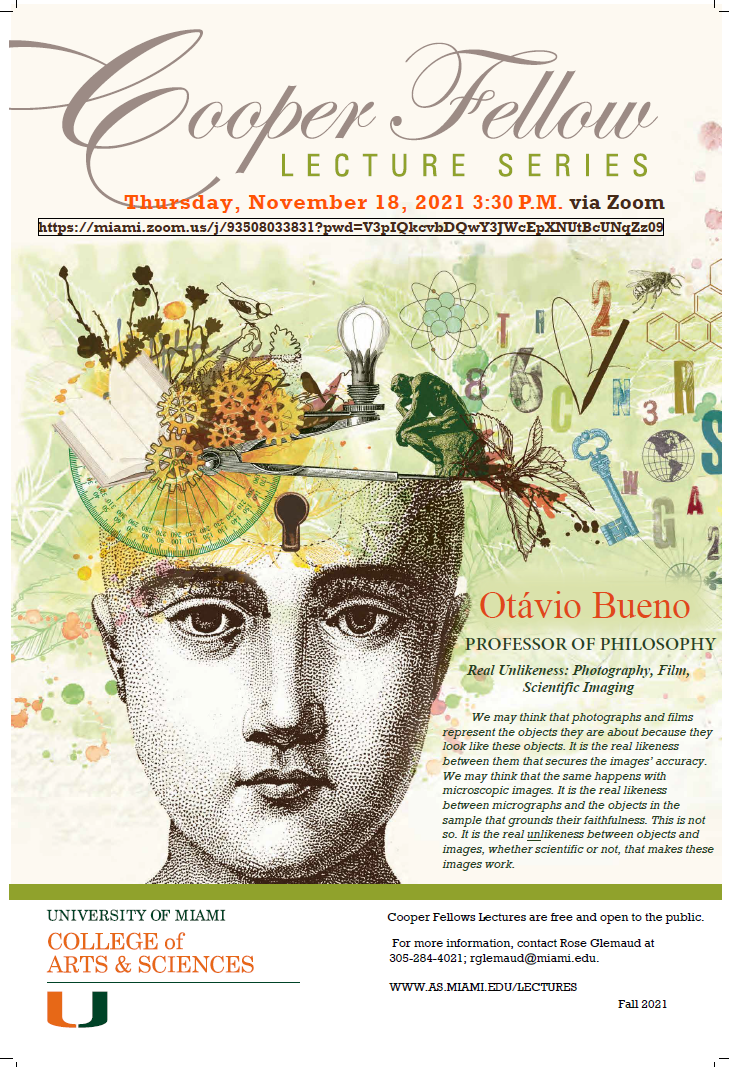 Flyer for Copper Fellow Lecture by Otavio