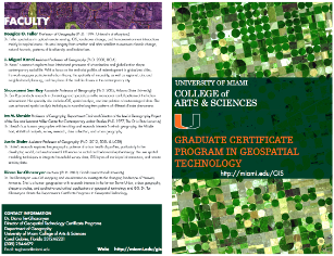 Graduate Certificate Program In Geospatial Technology